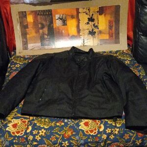 Stylish Black Motocycle Jacket for Men